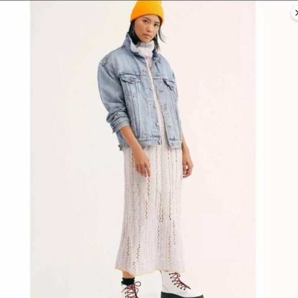 Free People Pirouette Tunic Sugar Cloud Combo - Picture 2 of 4